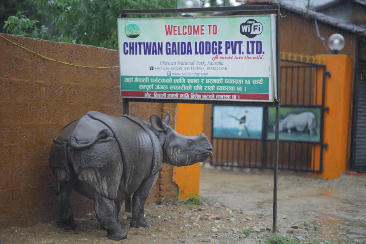 Chitwan Gaida Lodge - Animal Lovers & Birdwatchers Paradise Sauraha Buitenkant foto